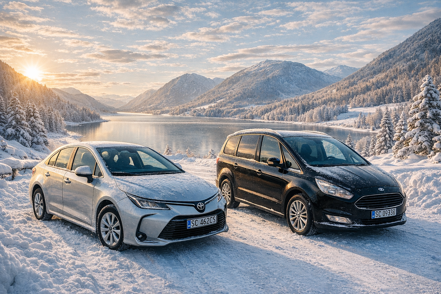 Zarezerwuj samochód na wyjazd świąteczno-noworoczny